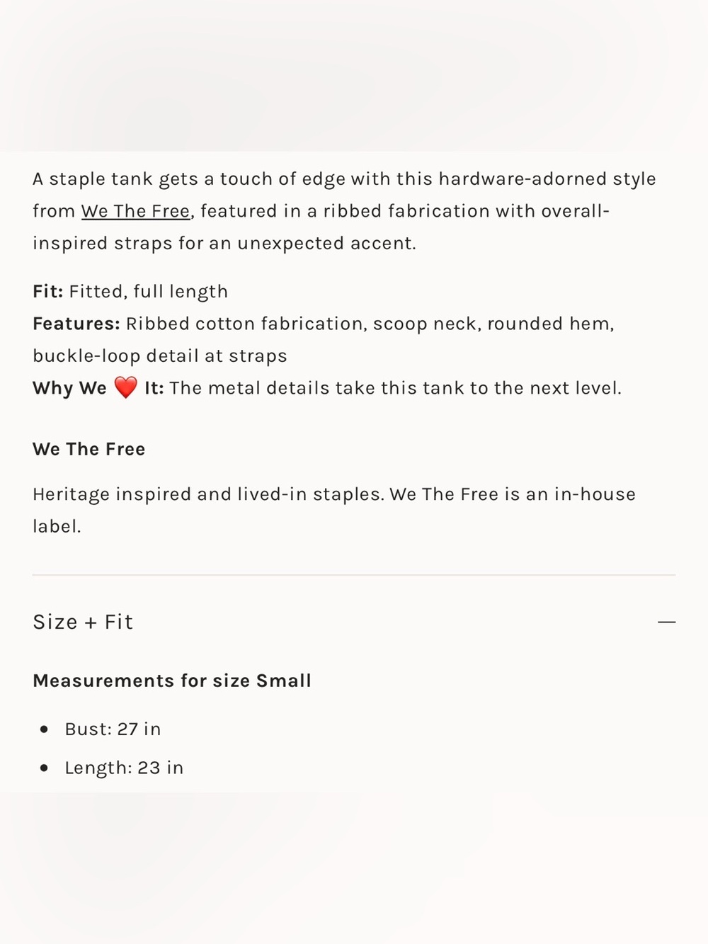 FREE PEOPLE We The Free Jamie Tank - Picture 10 of 10